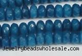 CCN4166 15.5 inches 5*8mm faceted rondelle candy jade beads