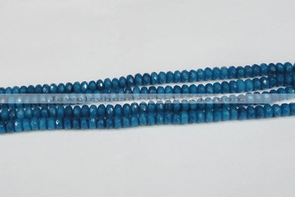 CCN4166 15.5 inches 5*8mm faceted rondelle candy jade beads