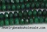 CCN4170 15.5 inches 5*8mm faceted rondelle candy jade beads