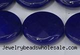 CCN4189 15.5 inches 20mm faceted coin candy jade beads wholesale