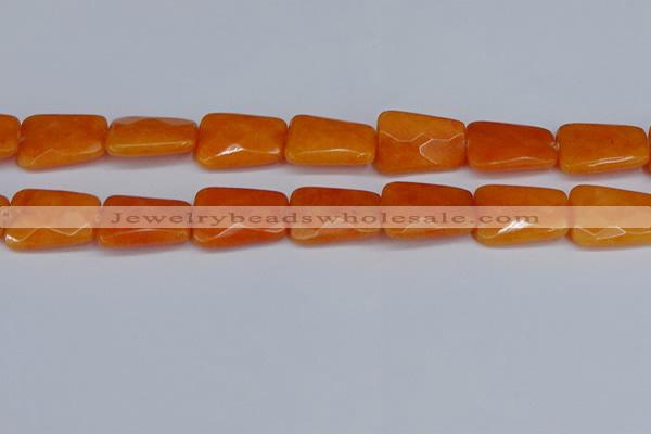 CCN4251 15.5 inches 18*25mm faceted trapezoid candy jade beads