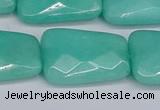 CCN4254 15.5 inches 18*25mm faceted trapezoid candy jade beads