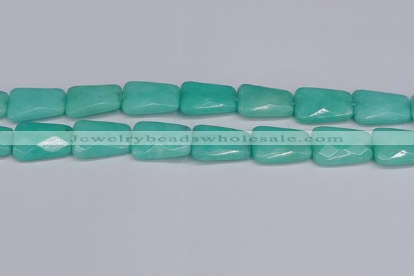 CCN4254 15.5 inches 18*25mm faceted trapezoid candy jade beads