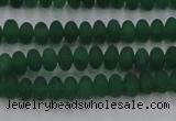 CCN4504 15.5 inches 3*5mm rondelle matte candy jade beads