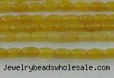 CCN4511 15.5 inches 3*5mm rice candy jade beads wholesale