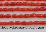 CCN4512 15.5 inches 3*5mm rice candy jade beads wholesale