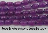 CCN4519 15.5 inches 4*6mm rice candy jade beads wholesale