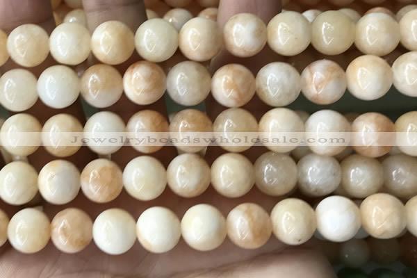 CCN5007 15.5 inches 8mm & 10mm round candy jade beads wholesale