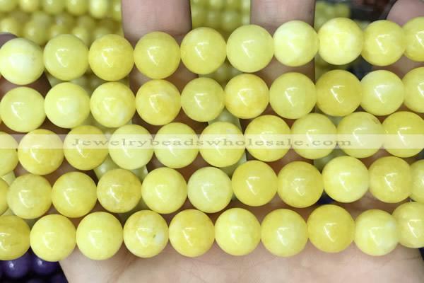 CCN5010 15.5 inches 8mm & 10mm round candy jade beads wholesale