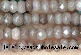 CCN5107 15 inches 3*4mm faceted rondelle candy jade beads