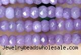 CCN5109 15 inches 3*4mm faceted rondelle candy jade beads