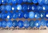 CCN5114 15 inches 3*4mm faceted rondelle candy jade beads