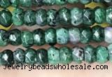 CCN5125 15 inches 3*4mm faceted rondelle candy jade beads