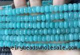 CCN5150 15 inches 5*8mm faceted rondelle candy jade beads