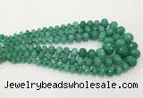 CCN5174 5*8mm - 14*20mm faceted rondelle candy jade graduated beads