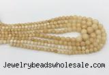 CCN5212 6mm - 14mm faceted round candy jade graduated beads