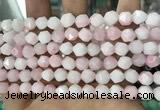 CCN5232 15 inches 8mm faceted nuggets candy jade beads