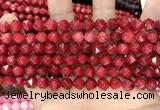 CCN5241 15 inches 8mm faceted nuggets candy jade beads