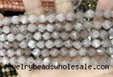 CCN5250 15 inches 8mm faceted nuggets candy jade beads