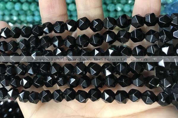 CCN5251 15 inches 8mm faceted nuggets candy jade beads