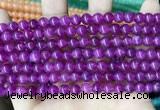 CCN5281 15 inches 6mm round candy jade beads Wholesale