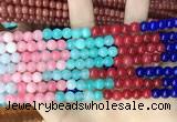 CCN5298 15 inches 6mm round candy jade beads Wholesale