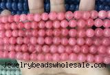 CCN5327 15 inches 8mm round candy jade beads Wholesale