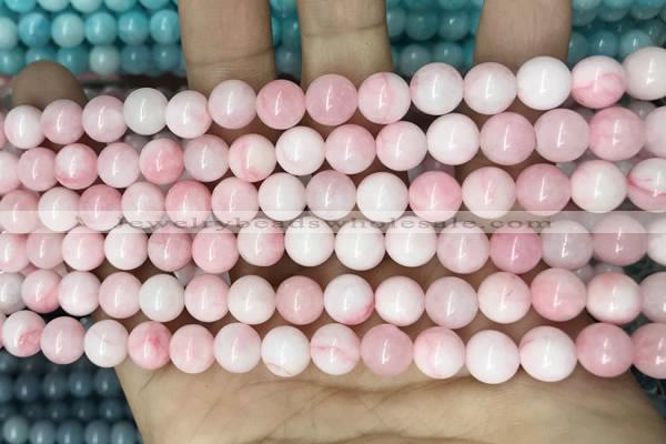 CCN5330 15 inches 8mm round candy jade beads Wholesale