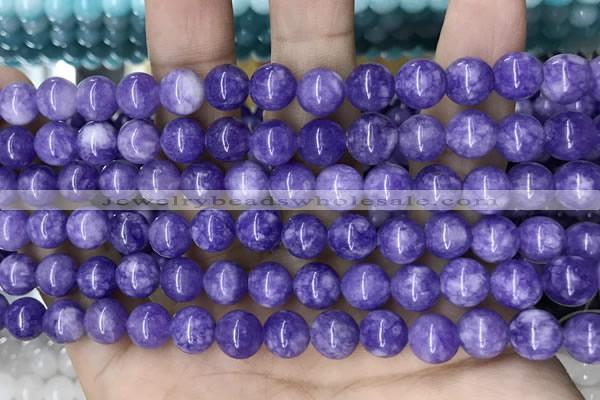 CCN5358 15 inches 8mm round candy jade beads Wholesale