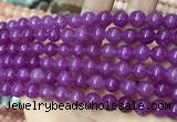 CCN5366 15 inches 8mm round candy jade beads Wholesale