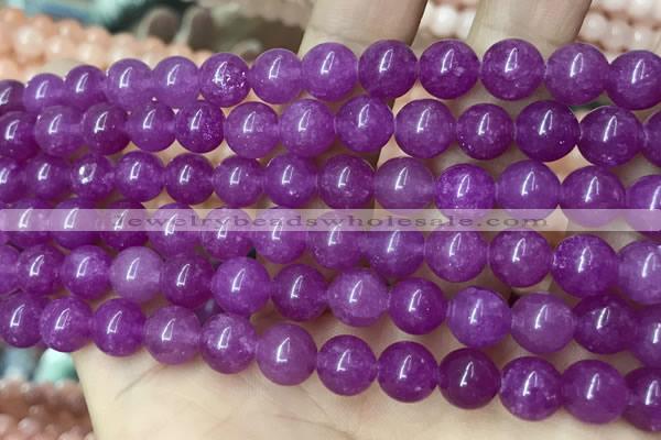 CCN5366 15 inches 8mm round candy jade beads Wholesale