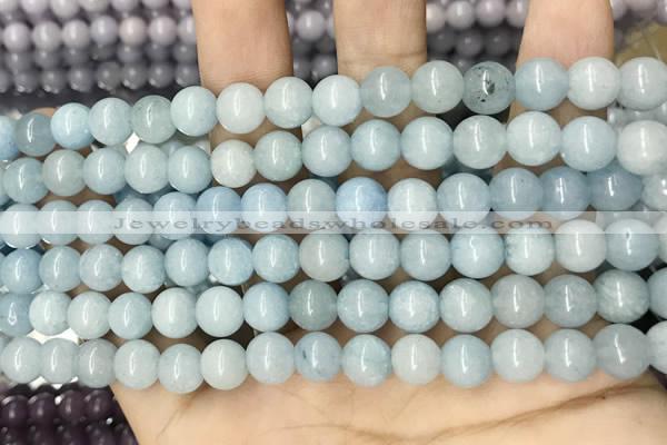 CCN5394 15 inches 8mm round candy jade beads Wholesale