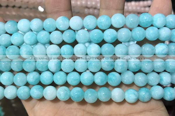 CCN5399 15 inches 8mm round candy jade beads Wholesale