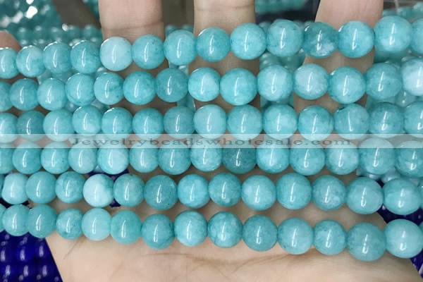 CCN5401 15 inches 8mm round candy jade beads Wholesale