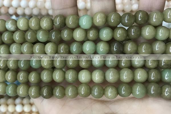 CCN5415 15 inches 8mm round candy jade beads Wholesale