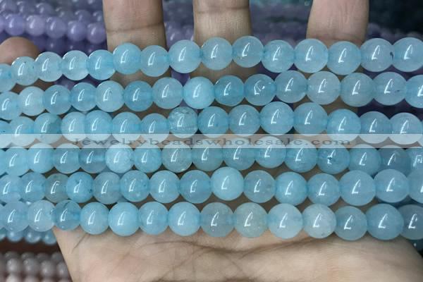 CCN5431 15 inches 8mm round candy jade beads Wholesale