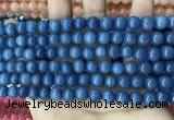 CCN5435 15 inches 8mm round candy jade beads Wholesale