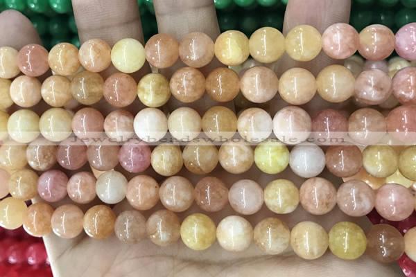 CCN5474 15 inches 8mm round candy jade beads Wholesale