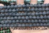 CCN5633 15 inches 8mm round matte candy jade beads Wholesale