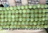 CCN5670 15 inches 8mm faceted round candy jade beads