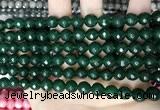 CCN5674 15 inches 8mm faceted round candy jade beads