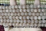 CCN5678 15 inches 8mm faceted round candy jade beads