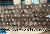 CCN5680 15 inches 8mm faceted round candy jade beads