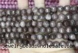 CCN5691 15 inches 8mm faceted round candy jade beads