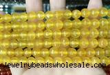 CCN5707 15 inches 8mm faceted round candy jade beads