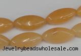 CCN571 15.5 inches 10*20mm marquise candy jade beads wholesale