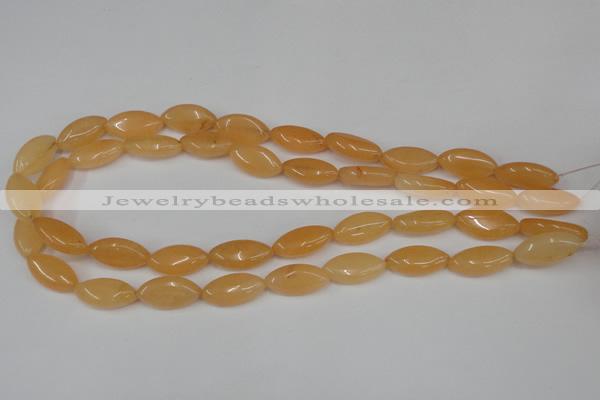 CCN571 15.5 inches 10*20mm marquise candy jade beads wholesale