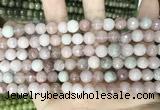 CCN5712 15 inches 8mm faceted round candy jade beads