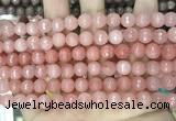 CCN5715 15 inches 8mm faceted round candy jade beads