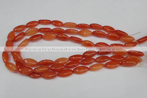 CCN573 15.5 inches 10*20mm marquise candy jade beads wholesale